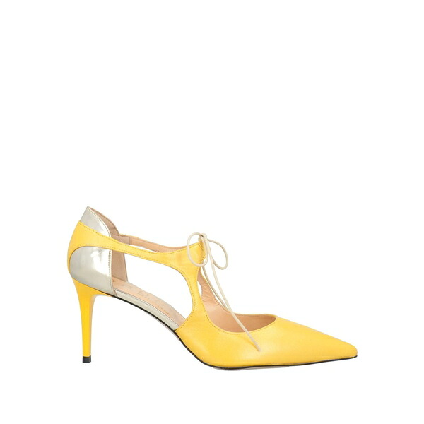 【貨物輸送無料】 ブルグリア レディース パンプス シューズ Pumps Yellow