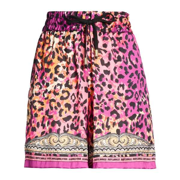 【送料無料】 ロベルトカヴァリ レディース カジュアルパンツ ボトムス Shorts & Bermuda Shorts Purple｜asty