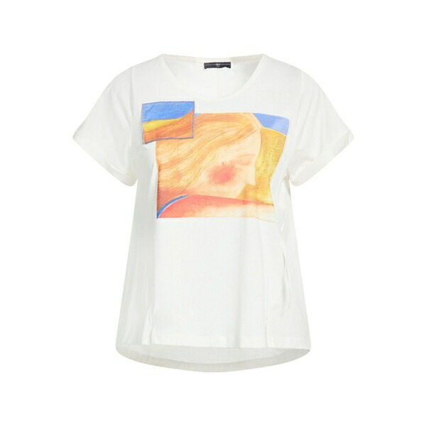 【貨物輸送無料】 御機嫌 レディース プルオーバー トップス T-shirts White