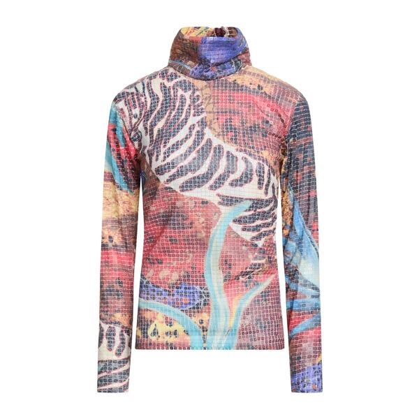 【貨物輸送無料】 中心柱 ジーン レディース プルオーバー トップス Tops Red