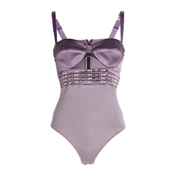 【貨物輸送無料】 エリザベスフランキ レディース プルオーバー トップス Bodysuits Purple