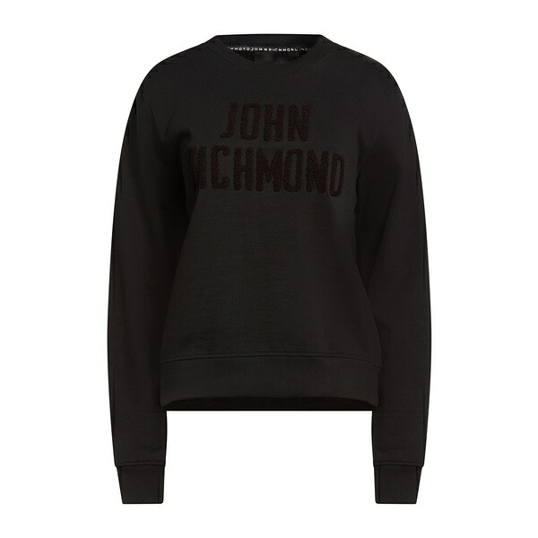 【送料無料】 ジョン リッチモンド レディース パーカー・スウェットシャツ アウター Sweatshirts Black|asty