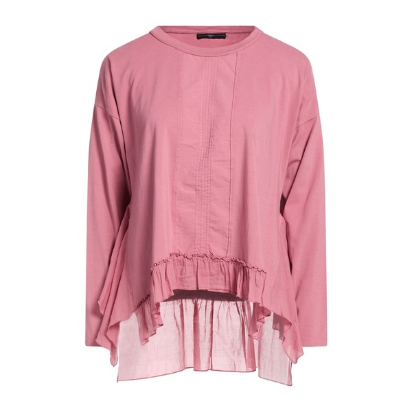 【貨物輸送無料】 御機嫌 レディース プルオーバー トップス T-shirts Pink