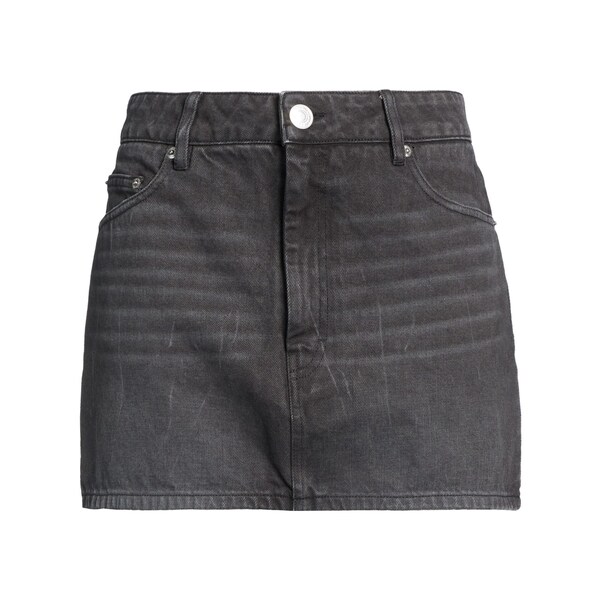 【送料無料】 アミ アレクサンドル マテュッシ レディース スカート ボトムス Denim skirts Black｜asty