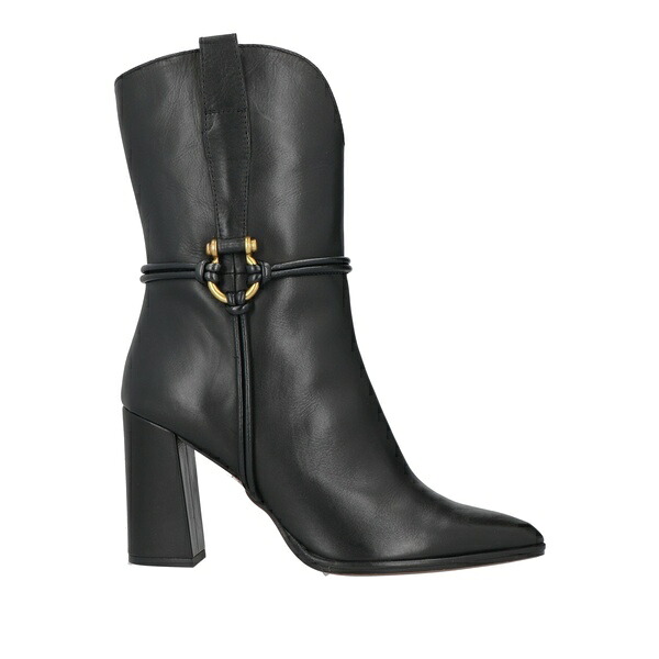 【貨物輸送無料】 青碧ノ プレミ レディース ブーツ シューズ Ankle boots Black