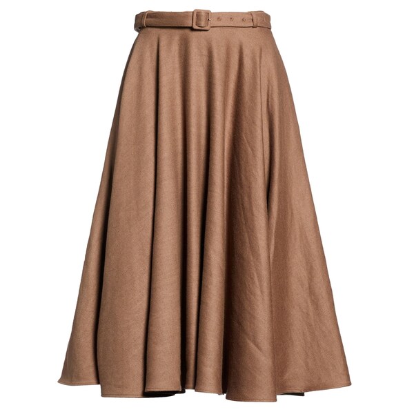 【送料無料】 ラルディーニ レディース スカート ボトムス Midi skirts Brown｜asty
