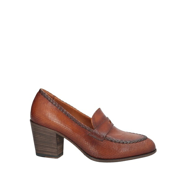 【貨物輸送無料】 パンタネッティ レディース スリッポン・ローファー シューズ Loafers Brown