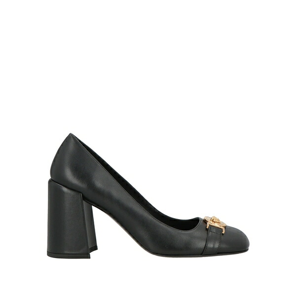 【貨物輸送無料】 ヴェルサーチ レディース パンプス シューズ Pumps Black