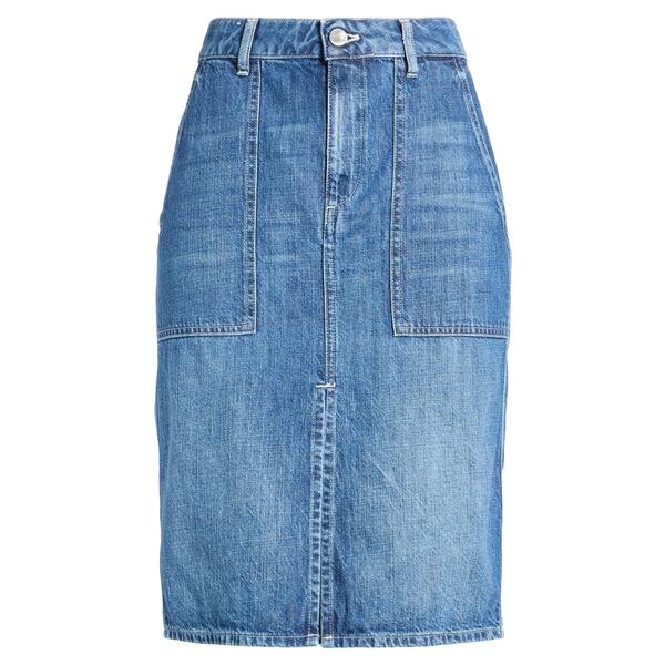 【貨物輸送無料】 PTトリノ レディース スコート ボトムス Denim skirts Blue