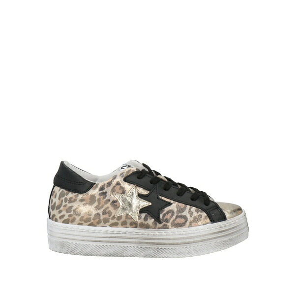 【送料無料】 ツースター レディース スニーカー シューズ Sneakers Beige|asty