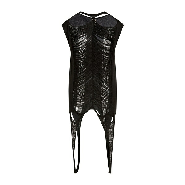【送料無料】 リックオウエンス レディース Tシャツ トップス Tops Black|asty