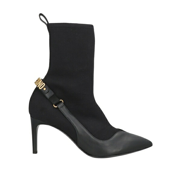 【送料無料】 モスキーノ レディース ブーツ シューズ Ankle boots Black｜asty
