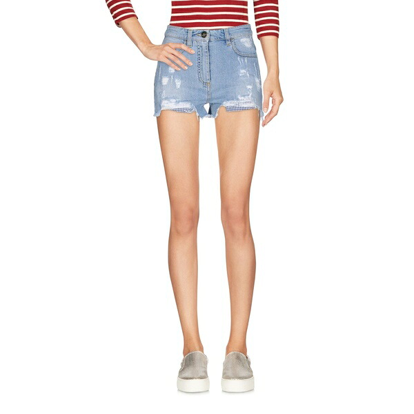【送料無料】 エリザベッタ フランキ ジーンズ レディース デニムパンツ ボトムス Denim shorts Blue|asty