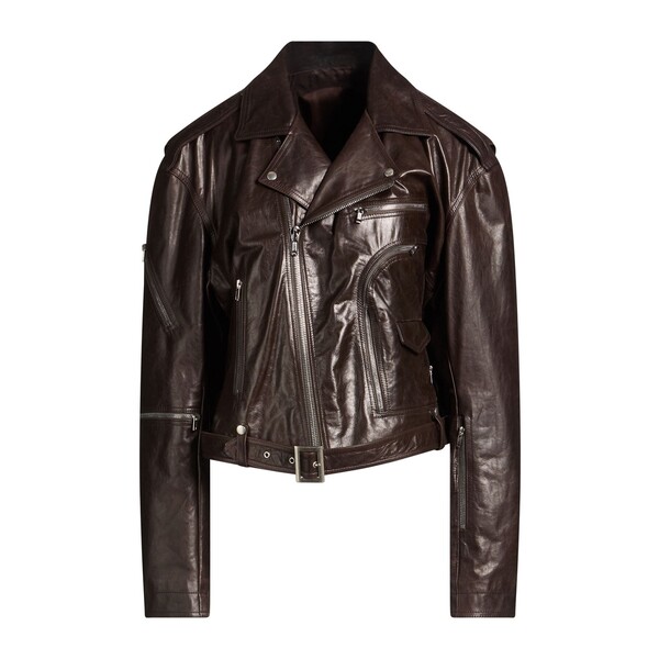 【貨物輸送無料】 リックオウエンス レディース 上衣＆上衣 アウター Jackets Brown