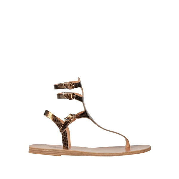 【送料無料】 アンシエントグリークサンダル レディース サンダル シューズ Thong sandals Metallic|asty