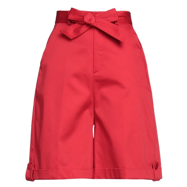 【送料無料】 クリスチーナエフェ レディース カジュアルパンツ ボトムス Shorts & Bermuda Shorts Red｜asty