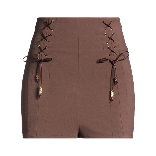 【送料無料】 エリザベスフランキ レディース カジュアルパンツ ボトムス Shorts \u0026 Bermuda Shorts Brown