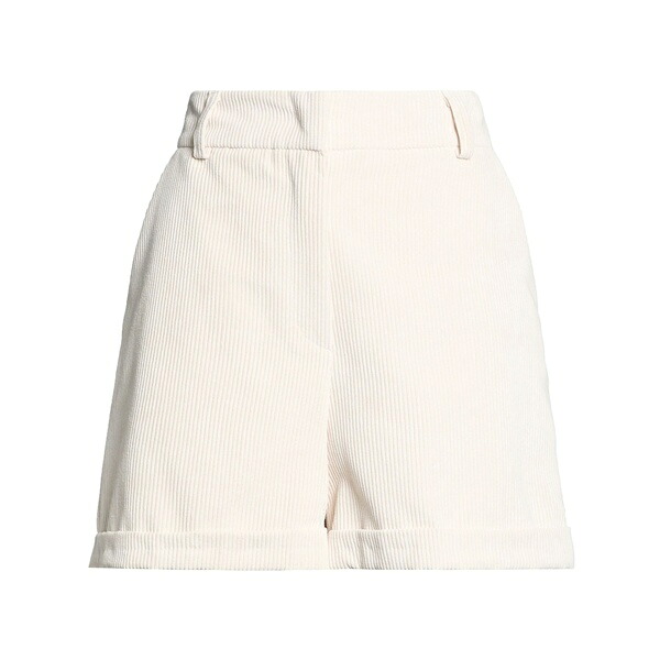 【貨物輸送無料】 騒々しい混乱 レディース 心地好いズボン下 ボトムス Shorts \u0026 Bermuda Shorts White ボトムス-パンツ