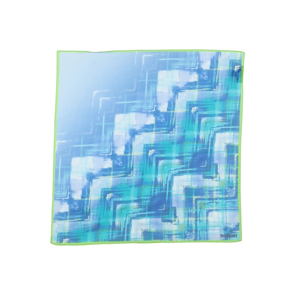 【貨物輸送無料】 ミッソーニ レディース えり巻き・袈裟・えり巻き 添え物 Scarves Blue