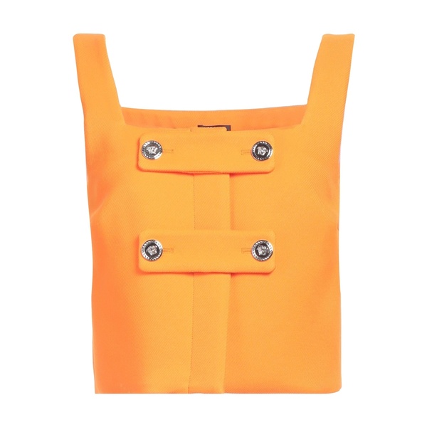 【送料無料】 ヴェルサーチ レディース Tシャツ トップス Tops Orange｜asty