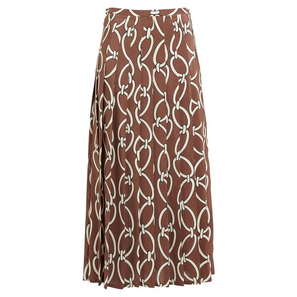 【貨物輸送無料】 ヴァレンティノ ガラヴァーニ レディース スコート ボトムス Midi skirts Brown