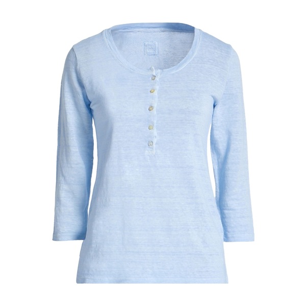 【貨物輸送無料】 １２０％リノ レディース ティーシャツ トップス T-shirts Azure Tシャツ・カットソー-トップス