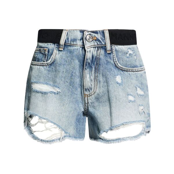 【貨物輸送無料】 エルマンノ フィレンツェ レディース ジーンズズボン下 ボトムス Denim shorts Blue