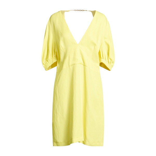 【送料無料】 ツインセット レディース ワンピース トップス Mini dresses Yellow|asty