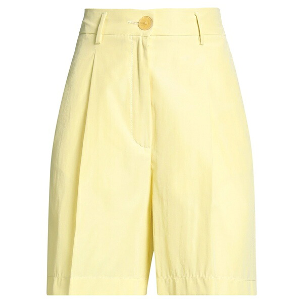 【貨物輸送無料】 フォルテ フォルテ レディース 心地好いズボン下 ボトムス Shorts \u0026 Bermuda Shorts Yellow