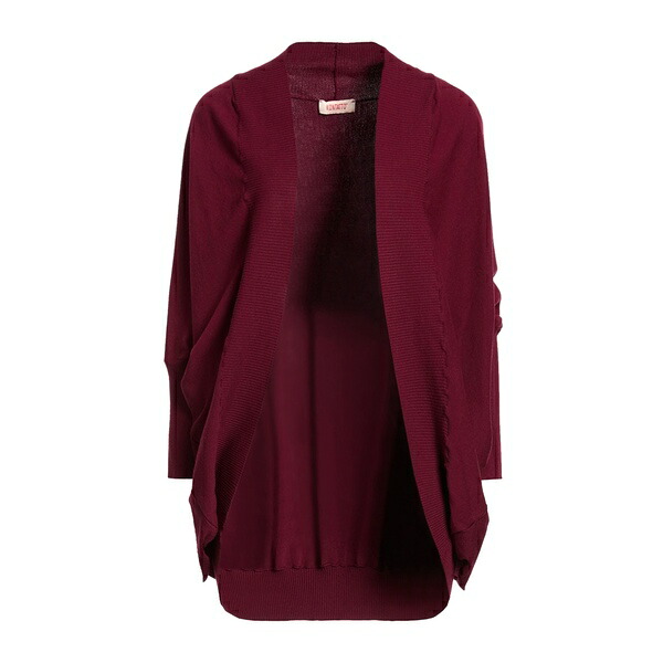 【貨物輸送無料】 コンタット レディース ジレー アウター Cardigans Red