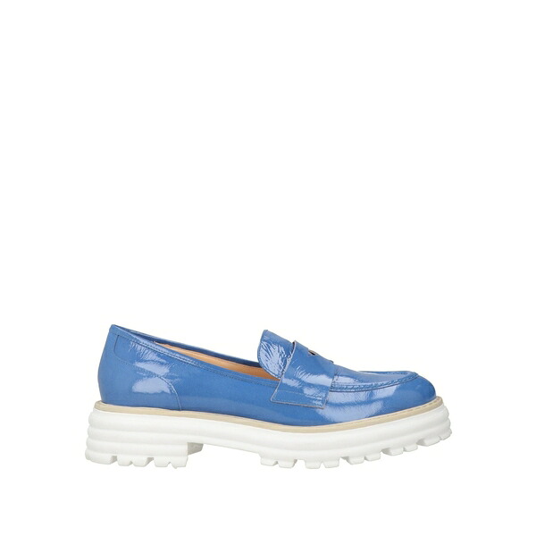 【貨物輸送無料】 ブルグリア レディース スリッポン・ローファー シューズ Loafers Azure