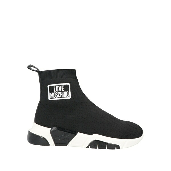 【貨物輸送無料】 モスキーノ レディース スニーカー シューズ Sneakers Black