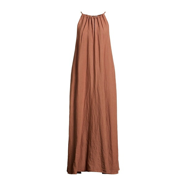 【貨物輸送無料】 １２０％リノ レディース 衣装 トップス Maxi dresses Brown レディースファッション-ワンピーススーツ