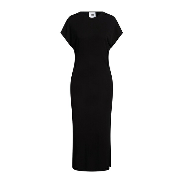 【送料無料】 アルファス テューディオ レディース ワンピース トップス Midi dresses Black｜asty