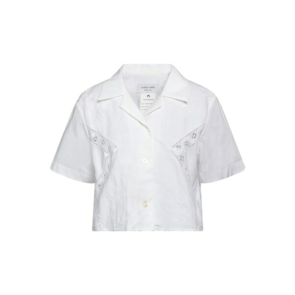 【送料無料】 マリーン セル レディース シャツ トップス Shirts White｜asty
