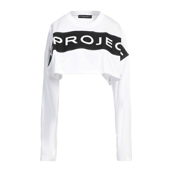 【貨物輸送無料】 ワイ事業計画 レディース プルオーバー トップス T-shirts White