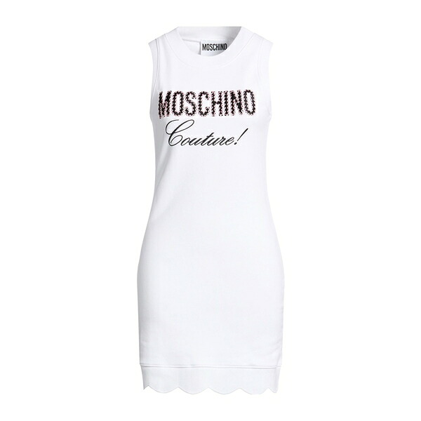 【貨物輸送無料】 モスキーノ レディース 衣装 トップス Mini dresses White スーツ・セットアップ-レディースファッション