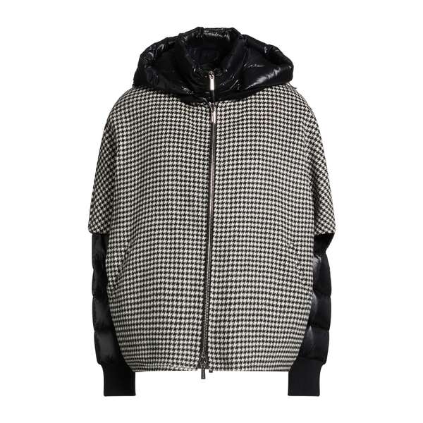 【貨物輸送無料】 ムーレー レディース 上衣＆上衣 アウター Puffers Black コート・ジャケット-レディースファッション