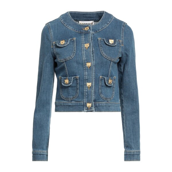 【貨物輸送無料】 モスキーノ レディース 上衣＆上衣 アウター Denim outerwear Blue