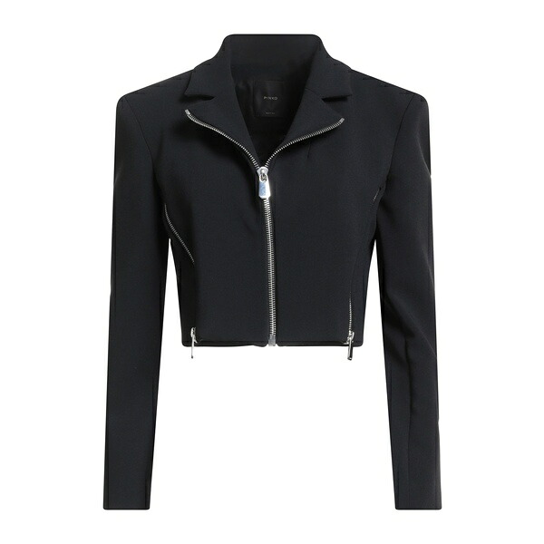 【送料無料】 ピンコ レディース ジャケット＆ブルゾン アウター Jackets Black｜asty