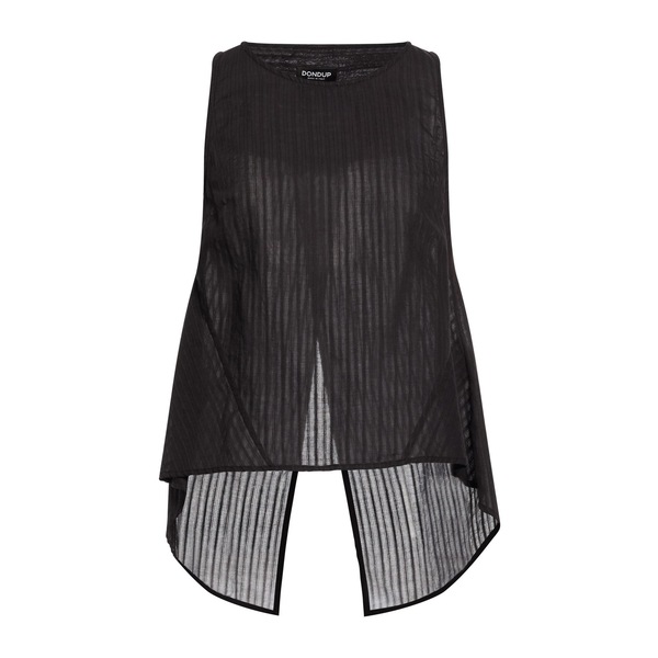 【貨物輸送無料】 ドンダップ レディース ティーシャツ トップス Tops Black レディースファッション-Tシャツ・カットソー-トップス