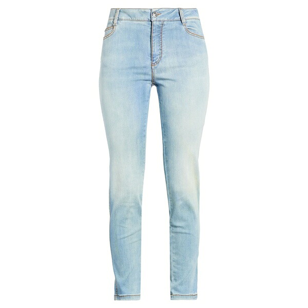 【送料無料】 エルマンノ シェルヴィーノ レディース デニムパンツ ボトムス Jeans Blue｜asty