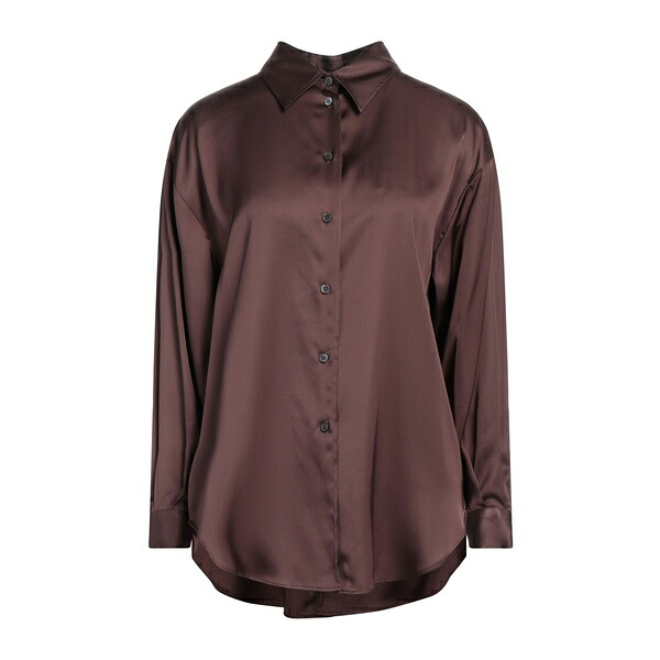 【送料無料】 グランシャツ レディース シャツ トップス Shirts Brown|asty