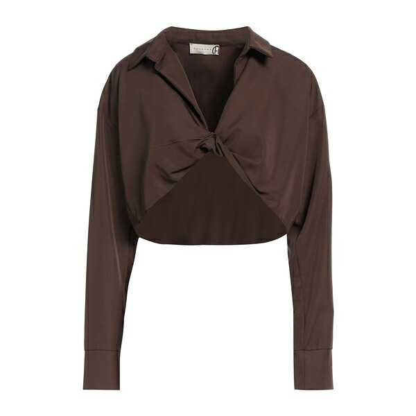 【貨物輸送無料】 こしき一 レディース プルオーバー トップス Tops Brown