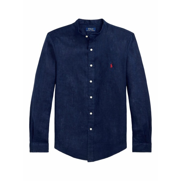 ラルフローレン メンズ シャツ トップス Cotton shirt Blue|asty