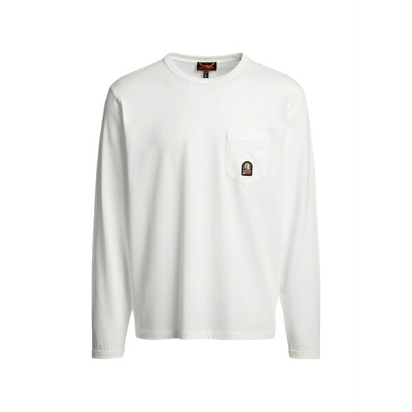 パラジャンパーズ メンズ Tシャツ トップス Long-sleeve t-shirt White｜asty