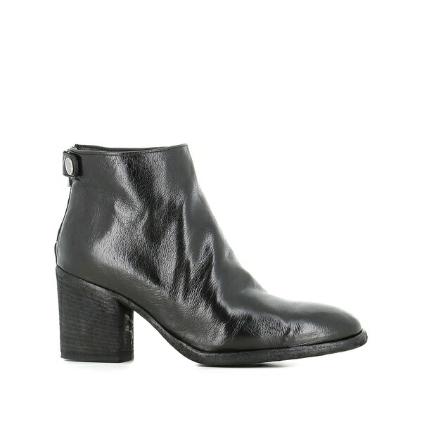 オフィチーネ クリエイティブ レディース ブーツ シューズ Zip-fastening block-heel boots Black|asty