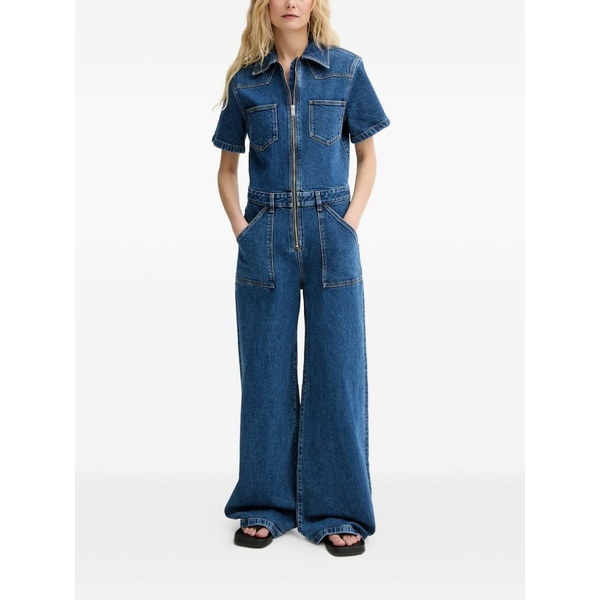 フィリッパコー レディース ワンピース トップス Denim jumpsuit Blue｜asty