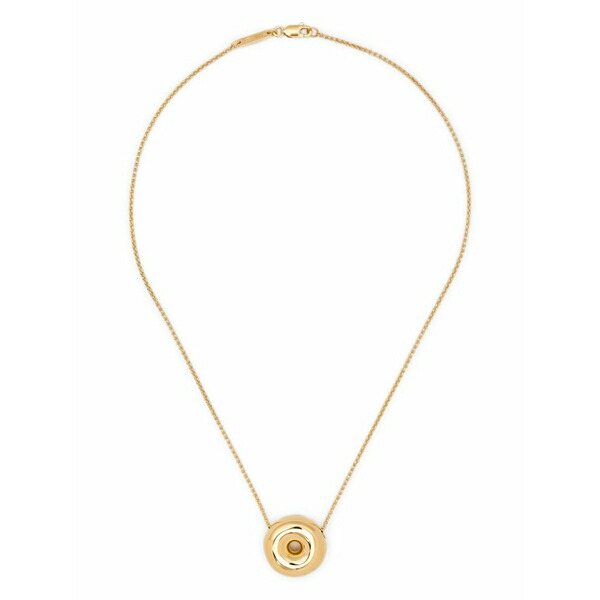 トム白木 メンズ 首飾り・チョー鉄道車両 佩び物 Sphere-pendant necklace Gold