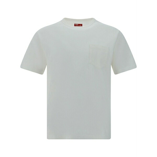 フォルテラ メンズ Tシャツ トップス Pocket-detail cotton t-shirt White｜asty